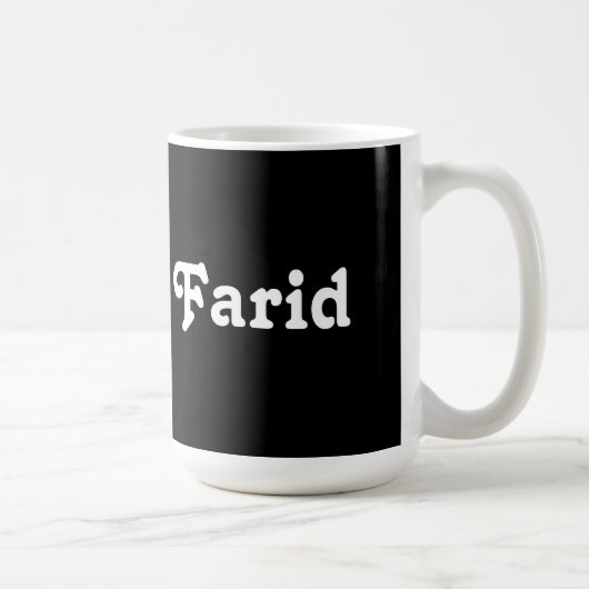 Tasse Farid (Rechts)