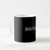 Tasse 'Feed People' (Vorderseite Links)