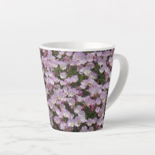 Tasse - Feld mit rosa Blumen