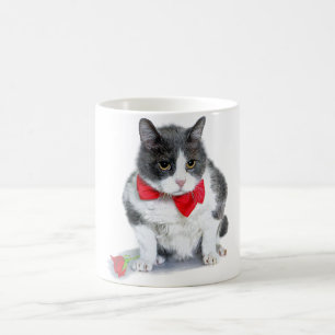 Tasse: Felix, die Katze, im Februar Kaffeetasse
