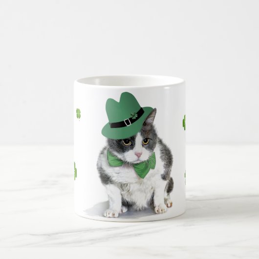 Tasse: Felix, die Katze, im März Kaffeetasse (Mittel)