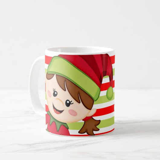 Tasse "Feliz Navidad", 11 oz (Vorderseite Links)