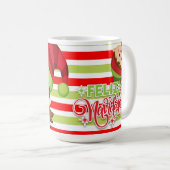 Tasse "Feliz Navidad", 15 oz (VorderseiteRechts)