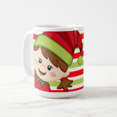 Tasse "Feliz Navidad", 15 oz (Vorderseite Links)