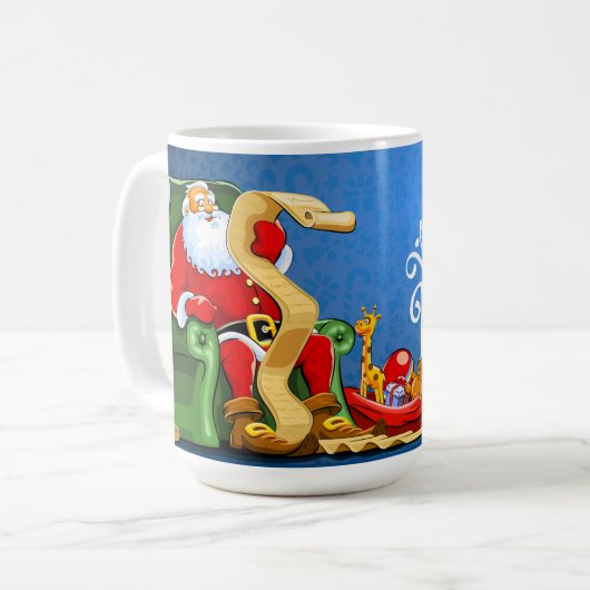 Tasse "Feliz Navidad", 15 oz (Vorderseite Links)