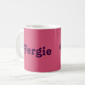 Tasse Fergie (Vorderseite Links)