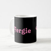 Tasse Fergie (Vorderseite Links)