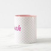 Tasse filmen in SARAH pink polka dot giralize (Mittel)