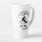 Tasse "Finde deine Grenzen, dann fahre vorbei" (Rechte Ecke)