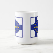 Tasse Finnland Flagge EU-Flagge (Mittel)