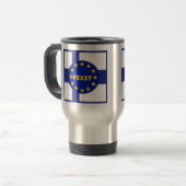 Tasse Finnland Flagge EU-Flagge (Vorderseite Links)