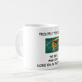 Tasse "Firecracker - Forellenfliege "To Do List" (Vorderseite Links)