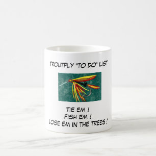 Tasse "Firecracker - Forellenfliege "To Do List"