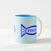 Tasse "Fisces Star Sign Fish (VorderseiteRechts)