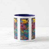 Tasse "Fisch in der schnellen Bahn" (Zentrum)