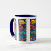 Tasse "Fisch in der schnellen Bahn" (Vorderseite Links)