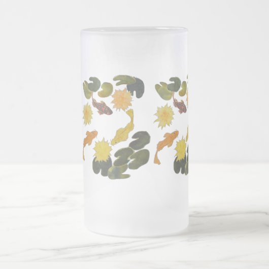 Tasse - Fischbaden im Teich (Mittel)