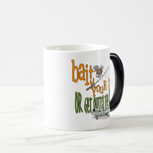 Tasse Fischen Spaß Angeln Köder (VorderseiteRechts)