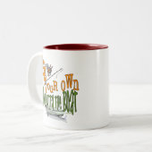 Tasse Fischen Spaß Angeln Köder (Vorderseite Links)