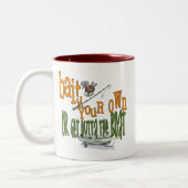 Tasse Fischen Spaß Angeln Köder (Links)