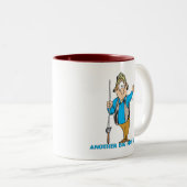 Tasse Fischen Spaß Fischen Großen Fisch (VorderseiteRechts)