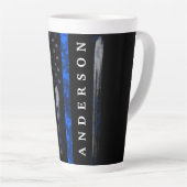 Tasse "Flag Thin Blue Line" (Rechte Ecke)