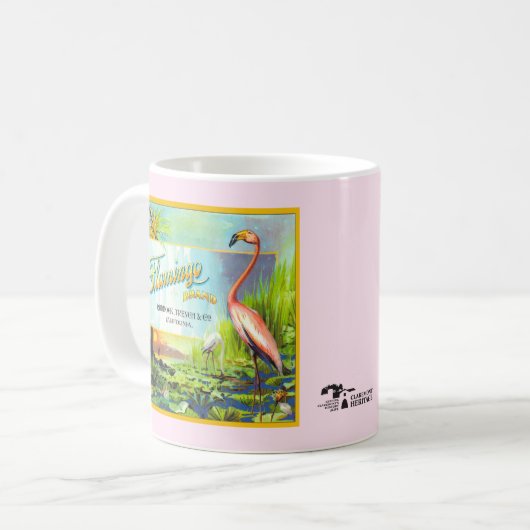 Tasse - Flamingo-Marke - Fruchtkäfige (Vorderseite Links)