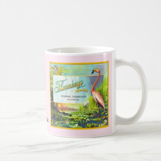 Tasse - Flamingo-Marke - Fruchtkäfige (Rechts)