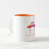 Tasse - Flamingos (Vorderseite Links)