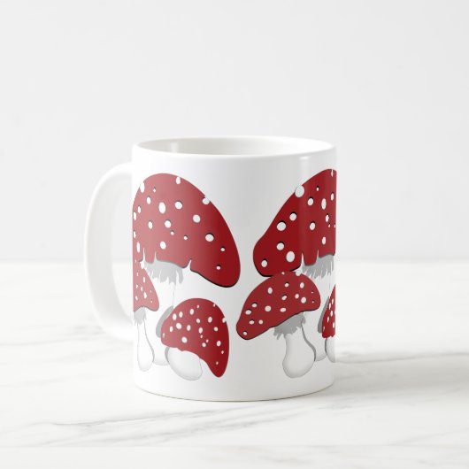 Tasse Fliegenpilze (Vorderseite Links)