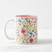 Tasse Floral Personalisiert (Links)
