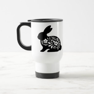 Tasse "Floral Rabbit - Niedlicher Sonnenkaffee"