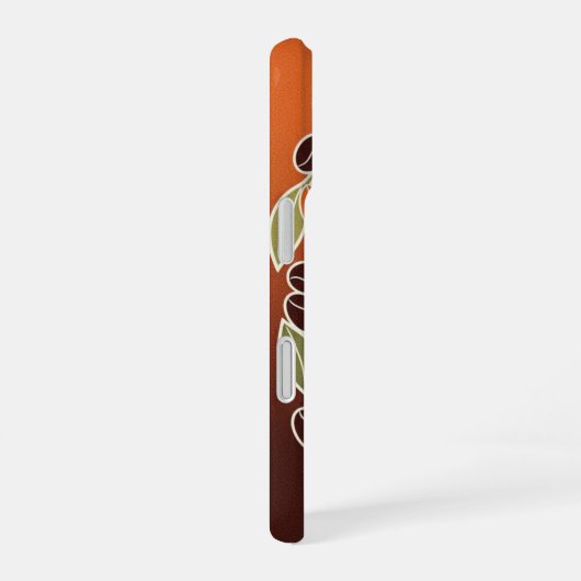 Tasse Florale Rétro au Café iPhone 16 Hülle (Rechte Seite)