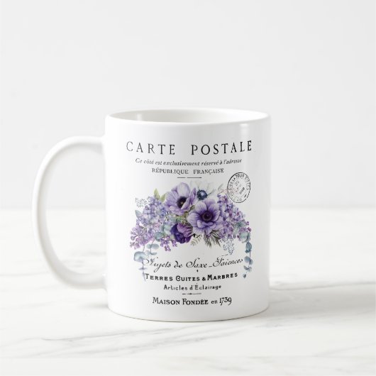 Tasse Florenz, Tasse Französische Blume, Maison Fo (Links)