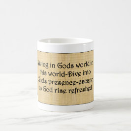 Tasse "Flucht vor Gott"