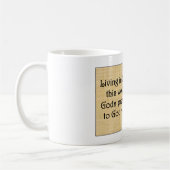 Tasse "Flucht vor Gott" (Links)