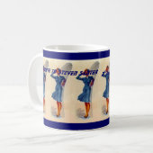 TASSE ~ FLUGBEGLEITER BEGRÜSSEN ZU (Vorderseite Links)