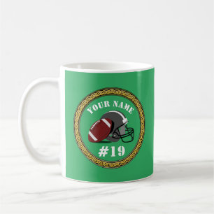 Tasse Football - Name und Nummer hinzufügen