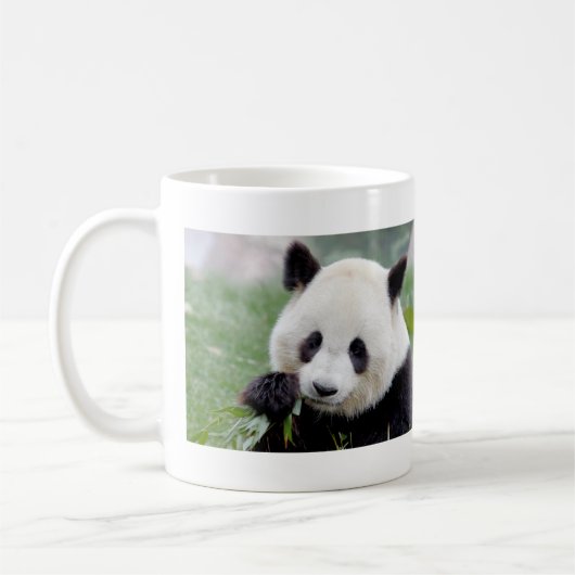 Tasse Foto riesigen Panda. Panda Geant. (Links)