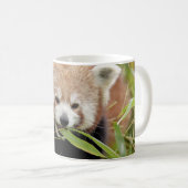 Tasse Foto roter Panda , Tiere . (VorderseiteRechts)