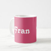 Tasse Fran (Vorderseite Links)
