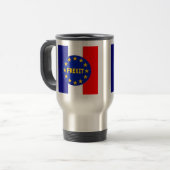 Tasse Französische Flagge EU Frexit (Vorderseite Links)