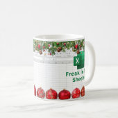 Tasse-Freak in den Blättern Kaffeetasse (VorderseiteRechts)