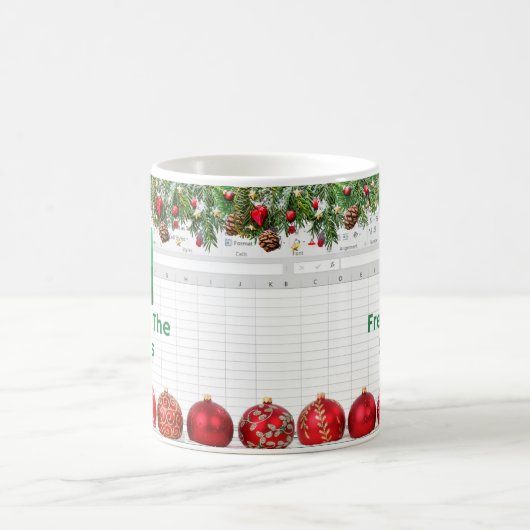 Tasse-Freak in den Blättern Kaffeetasse (Mittel)