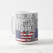Tasse – Freedom Job (Vorderseite Links)