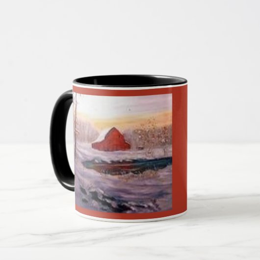 Tasse "FREEMAN SEE SNOW" (Vorderseite Links)