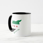 Tasse - freie Syria-Karte (Vorderseite Links)