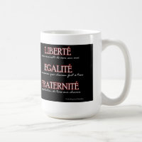 Tasse: Freiheit, Gleichheit, Brüderlichkeit