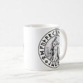 Tasse Freya Rune-Schild (VorderseiteRechts)