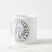 Tasse Freya Rune-Schild (Vorderseite Links)